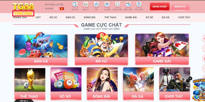 Giới thiệu tổng quan về sảnh cược Thể Thao TG88