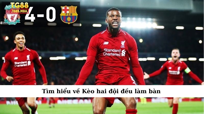 Tìm hiểu về Kèo hai đội đều làm bàn