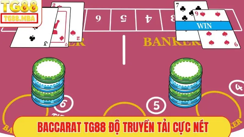Baccarat TG88 độ truyền tải cực nét