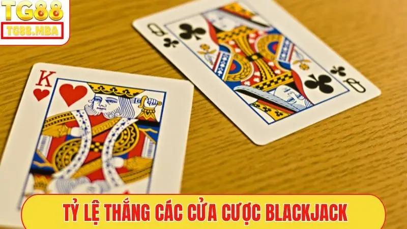 Tỷ lệ thắng các cửa cược Blackjack